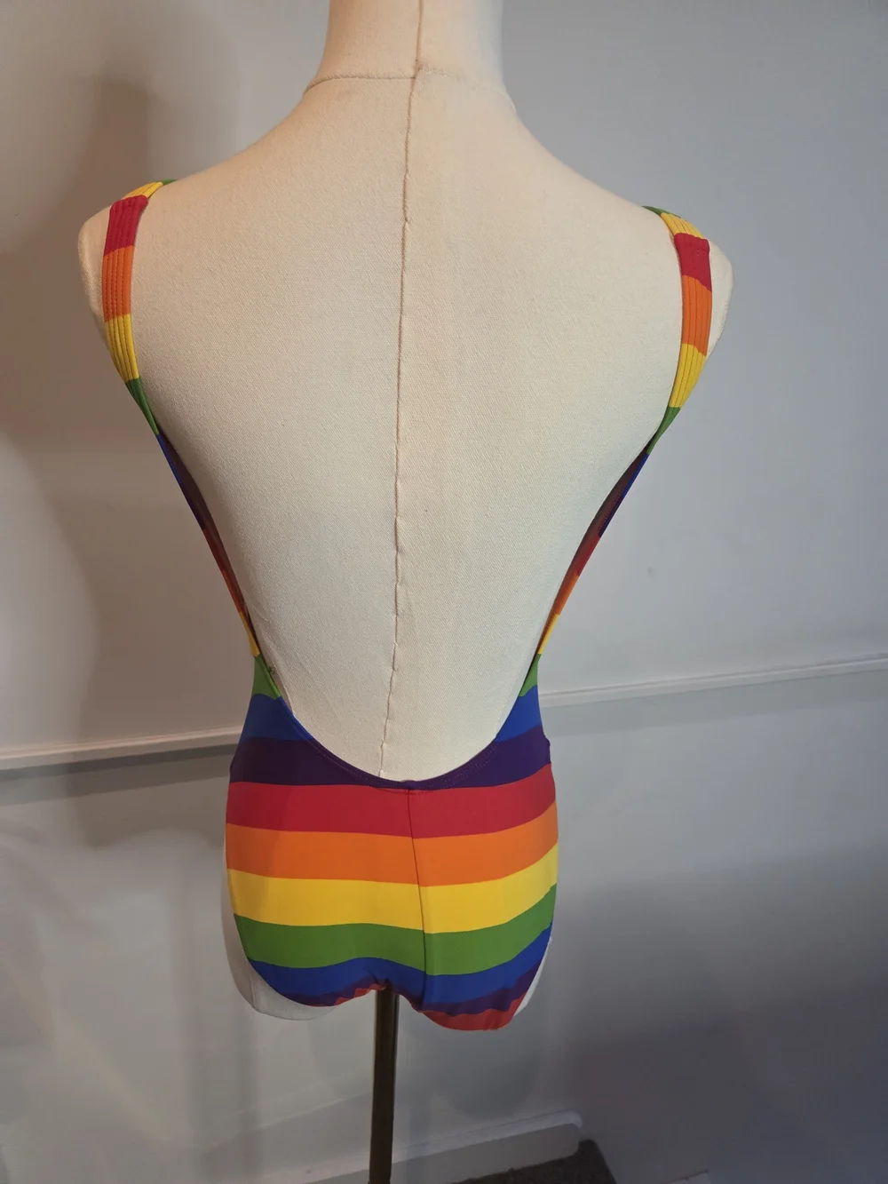 Michael Kors Multicolor Rainbow Stripe One-Piece Sz 6
